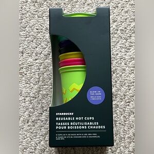 NEW!! Starbucks 2024 Halloween Reusable Hot Cups with Lids! GLOW IN THE DARK